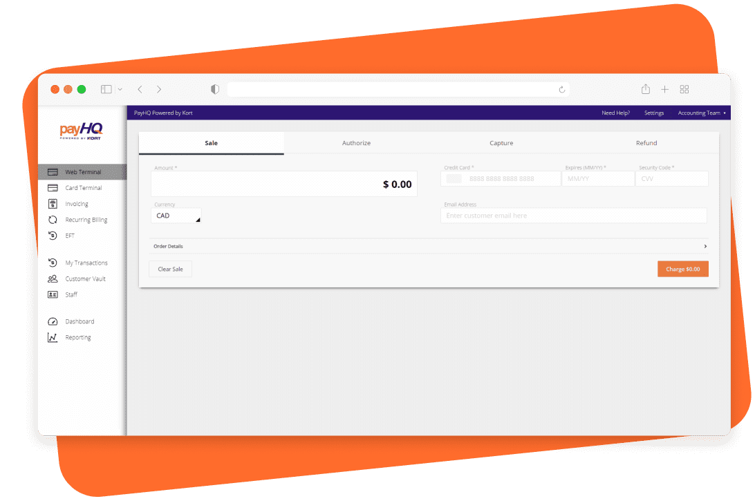 credit card processing products - Web terminal payment solutions